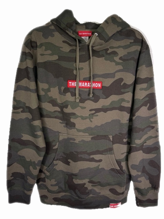The Marathon Clothing Other - The Marathon Clothing Mens Army Camo Hoodie NWT Size 3XL Nipsey Hussle